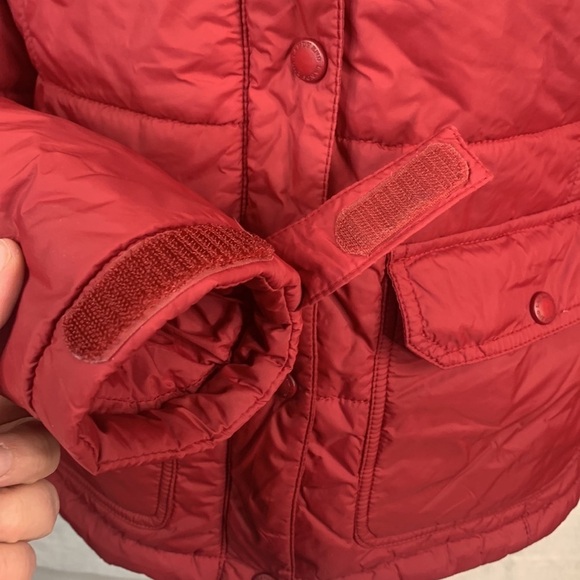 Lands’ End Cranberry Winter Puffer Coat - Picture 4 of 16